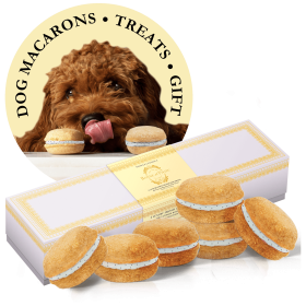 Dog Macarons - Count of 6 (Dog Treats | Dog Gifts)