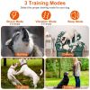 Electric Dog Training Collar IP67 Waterproof Rechargeable Dog Bark Collar with 3 Training Modes Dog Bark Control