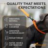 Orange Extra Heavy Duty Dog Leash 10 Ft x 1 in  Durable Leash for Large Medium and Small Dogs