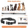 Electric Dog Training Collar IP67 Waterproof Rechargeable Dog Bark Collar with 3 Training Modes Dog Bark Control