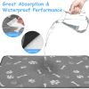 2Pcs Washable Pet Pee Pads For Puppy Kittens Dogs Cats Reusable Potty Mats Machine Washable