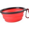 1000ml Large Collapsible Dog Pet Folding Silicone Bowl Outdoor Travel Portable Puppy Food Container Feeder Dish Bowl