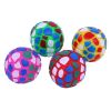 Dog Chew Toy Natural Rubber Puzzle Ball Dog Geometric Safety Toys Ball for Small Medium Large Dogs Playing Pet Training Supplies